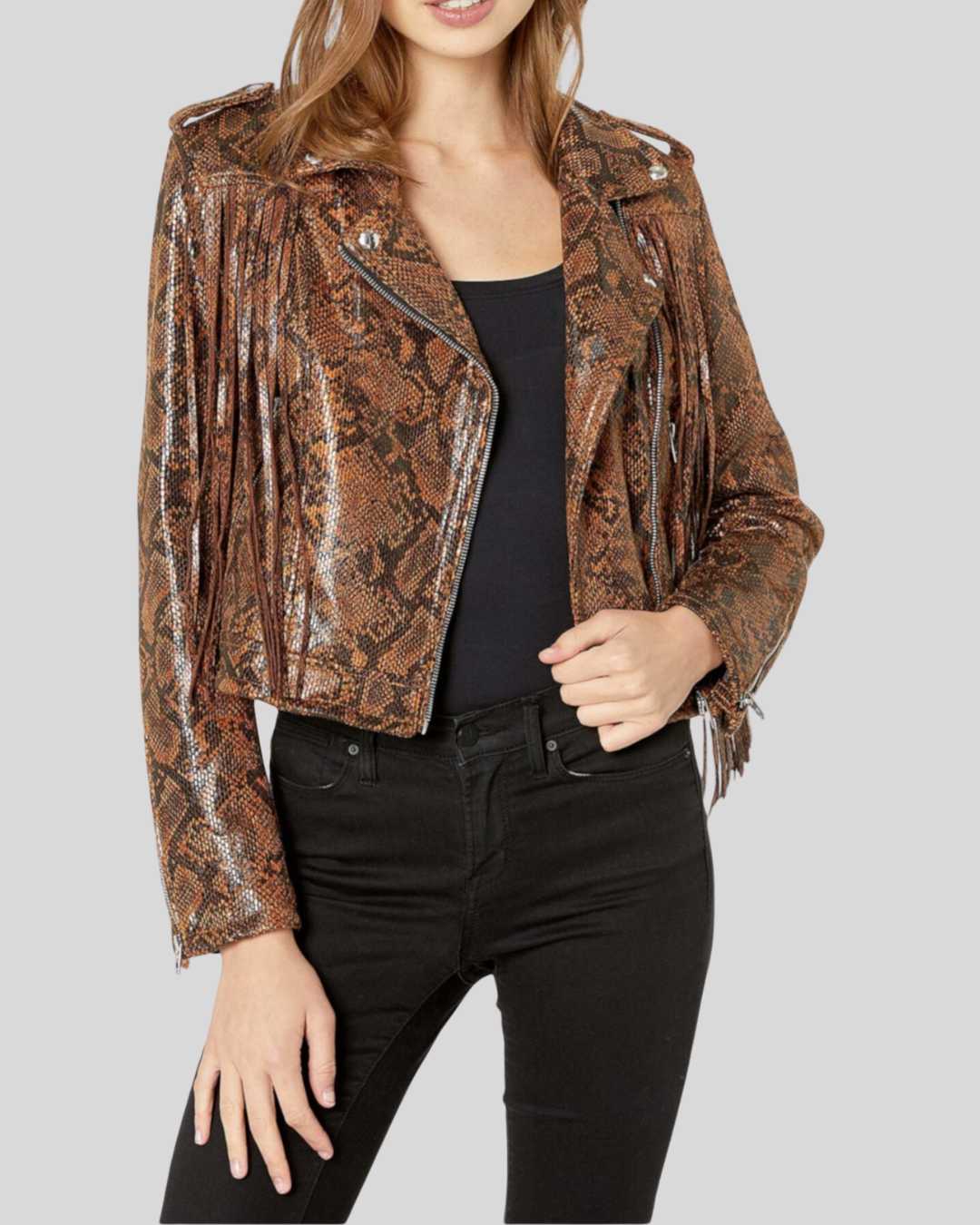 9 Urban Viper Snakeskin Jacket - Image 1