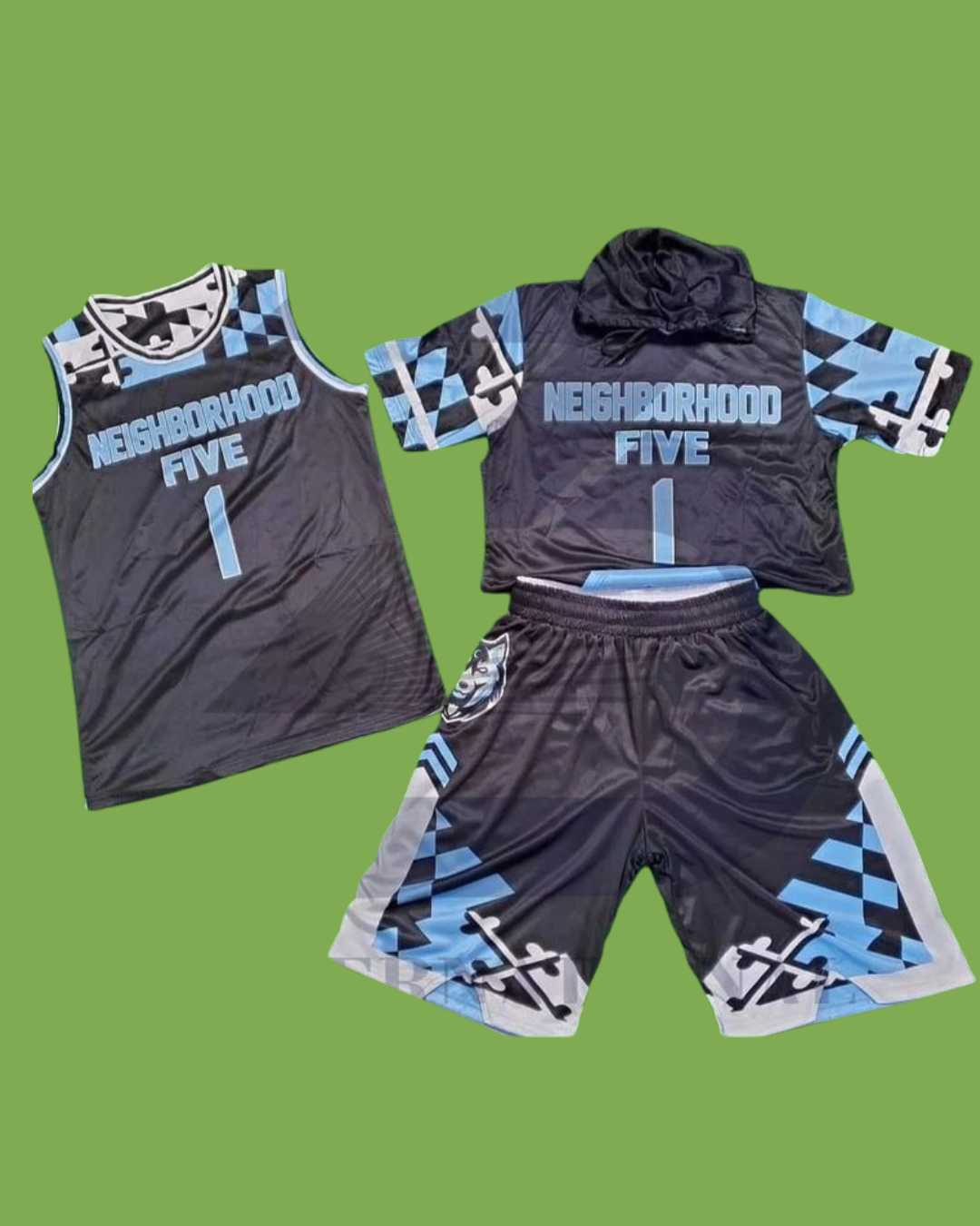 2 Custom Basketball Jersey Set - Image 1
